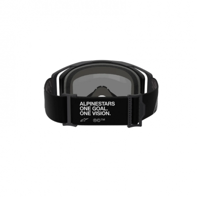 Maschera Alpinestars Vision 8 Corp Nero Lente Rossa