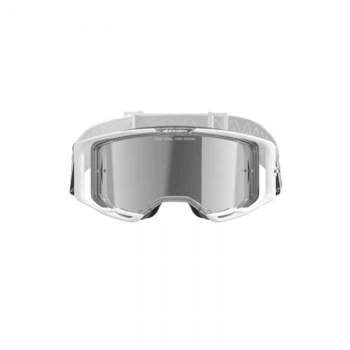 Alpinestars Google Vision 8 Corp White Lens Silver