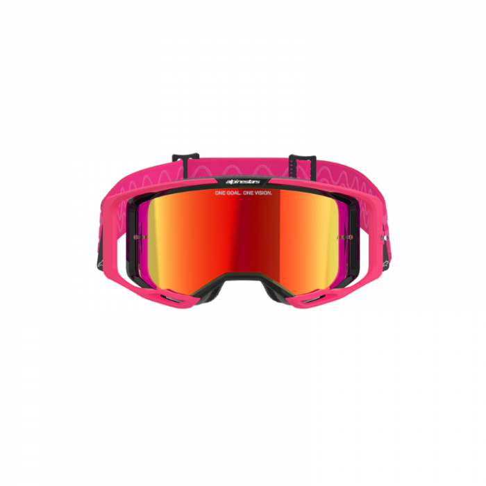 Alpinestars Google Vision 8 Corp Fuxia Lens Red