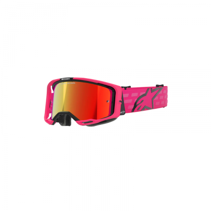 Alpinestars Google Vision 8 Corp Fuxia Lens Red