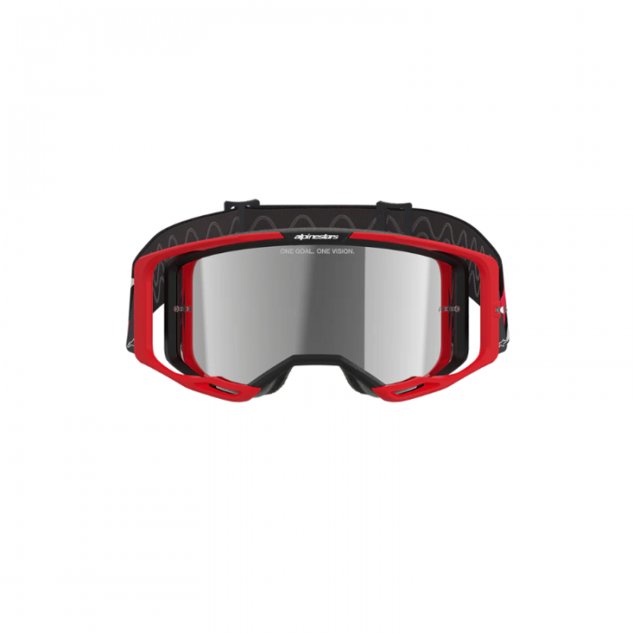 Alpinestars Google Vision 8 Luar Black Red Lens Silver