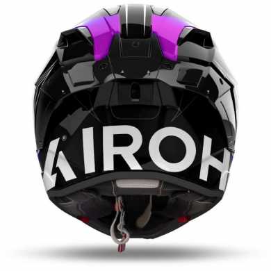 Casco Airoh GP 800 Must Blu Viola Nero Gloss