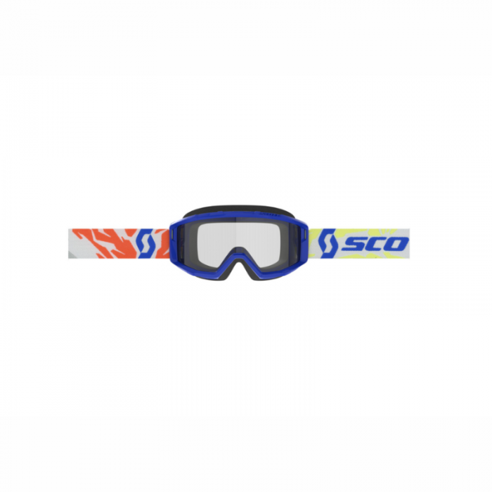 Maschera Scott Primal Youth Blu Lente Trasparente