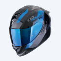 Casco Exo-1400 Evo 2 Carbon Air Platted Carbonio Blu
