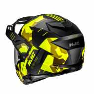 Helmet HJC i80 Roki MC3HSF Matt Black Yellow
