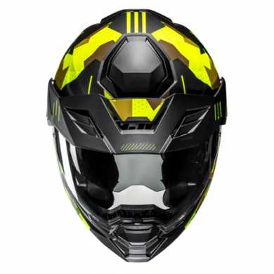 Casco HJC i80 Roki MC3HSF Nero Giallo Opaco