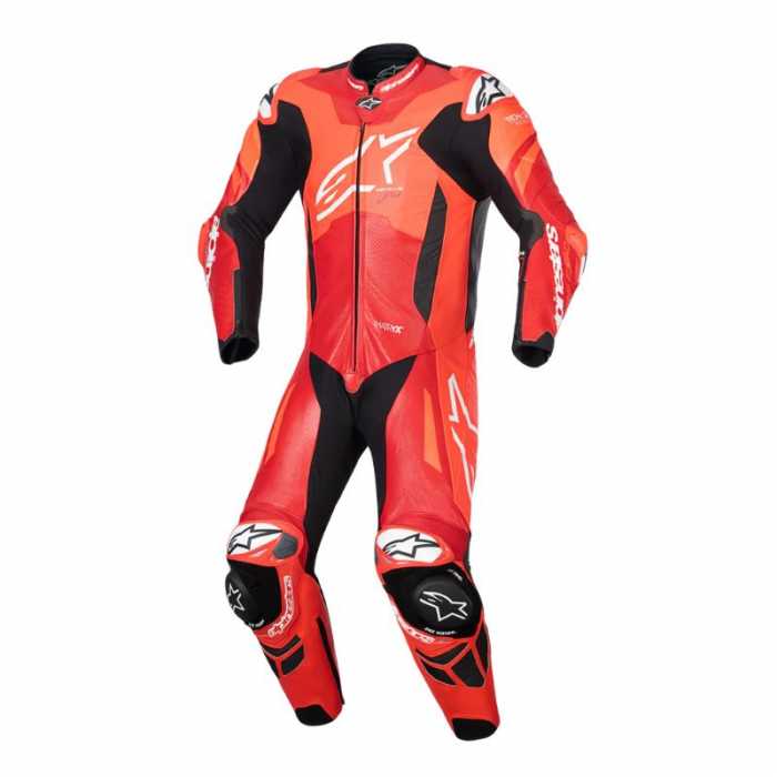 Leather Suit Gp Plus V4 Sprint 1PC Red
