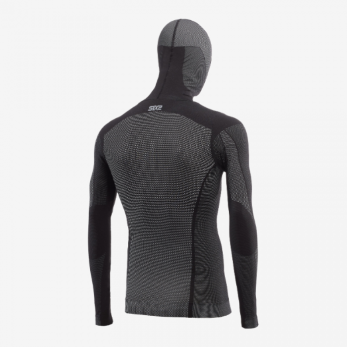 Maglia Underwear con Cappuccio TS2 DB Nero Carbon