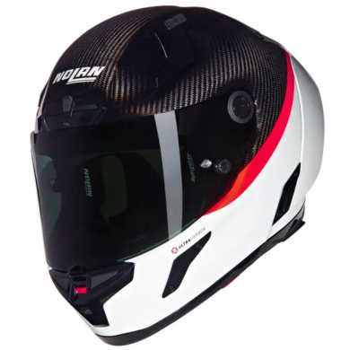 Helmet X-804 RS Ultra Carbon D.O.C. Carbon White Red
