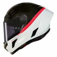 Helmet X-804 RS Ultra Carbon D.O.C. Carbon White Red