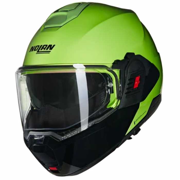 Helmet N120-1 Mivedi N-com Fluo Green