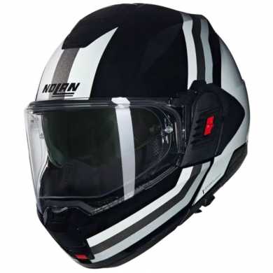 Casco N120-1 Lineo N-com Nero Bianco