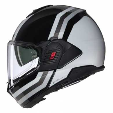 Casco N120-1 Lineo N-com Nero Bianco