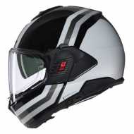 Helmet N120-1 Lineo N-com Black White