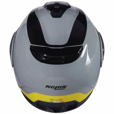 Helmet N100-6 Incognito N-com Grey Yellow