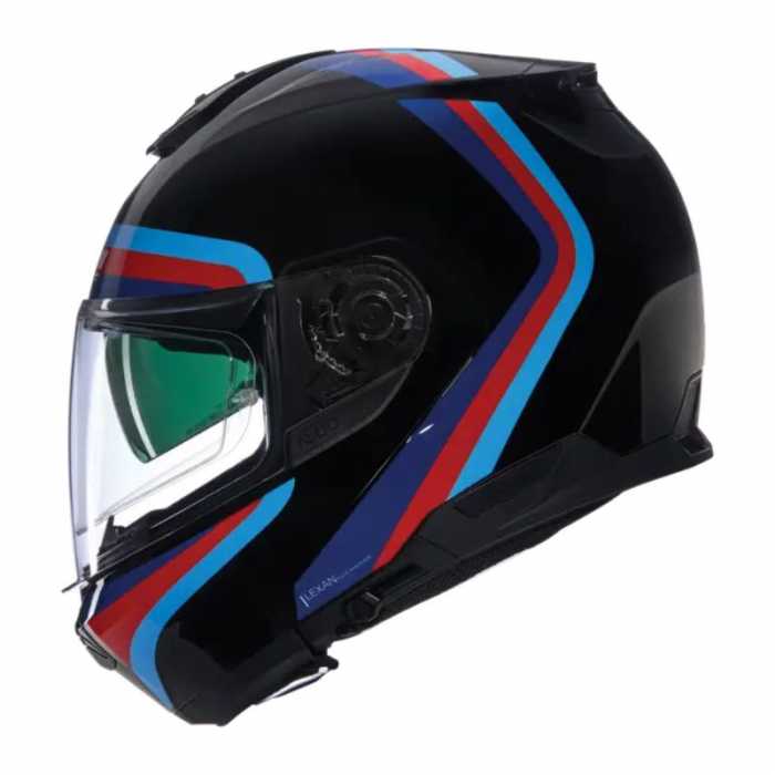 Casco N100-6 Assoluto N-com Nero Blu Rosso