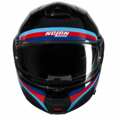 Casco N100-6 Assoluto N-com Nero Blu Rosso