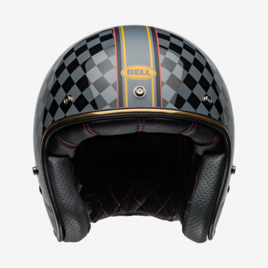 Jet Helmet Custom 500 Roland Sand Wreckers Black Gold