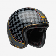 Casco Jet Custom 500 Roland Sand Wreckers Nero Oro