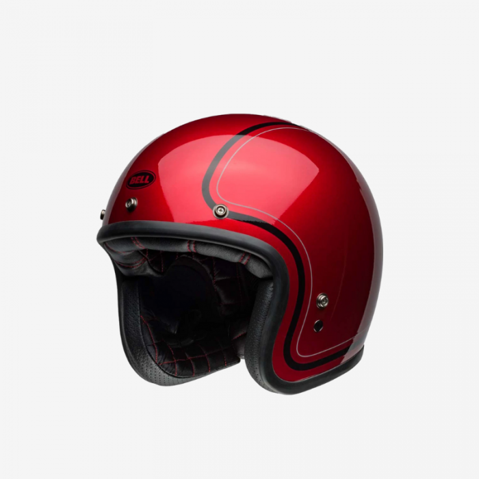 Jet Helmet Custom 500 Chief Red Gloss