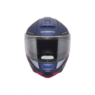 Casco C5 Omega Blu Opaco Rosso