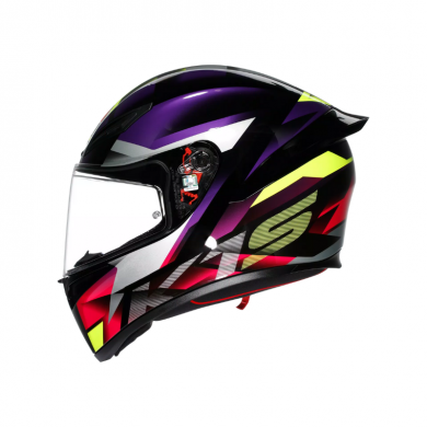 Casco K1 S E2206 Fastlap Nero Viola Rosa