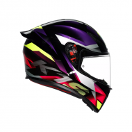 Casco K1 S E2206 Fastlap Nero Viola Rosa