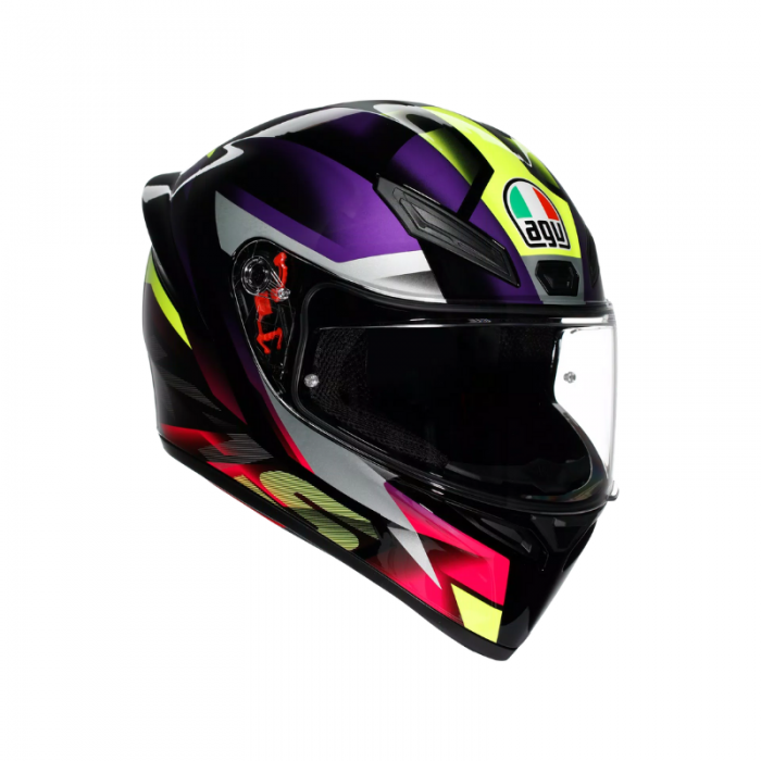 Helmet K1 S E22.06 Fastlap Black Purple Pink