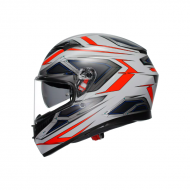 Casco Tourmodular Balance Nero Opaco Giallo Antracite