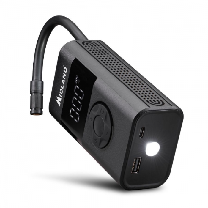 Enerpump- Portable air compressor with power bank