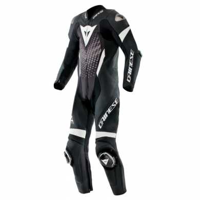 Dainese Leather Suit Laguna Seca 6 Perf. Black White