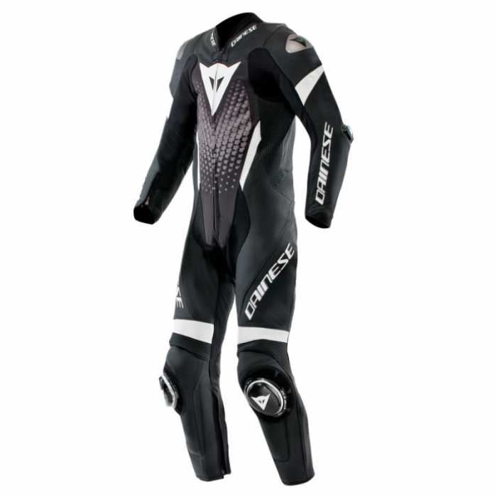 Dainese Leather Suit Laguna Seca 6 Perf. Black White