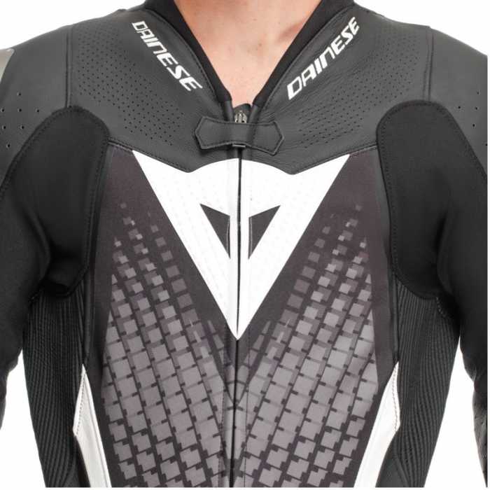 Tuta Dainese Laguna Seca 6 Perf. Nero Bianco