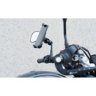 Mirror, support with attachment for mirrors, crossbars Ø 9-14 mm