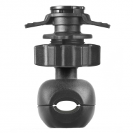 Mirror, support with attachment for mirrors, crossbars Ø 9-14 mm