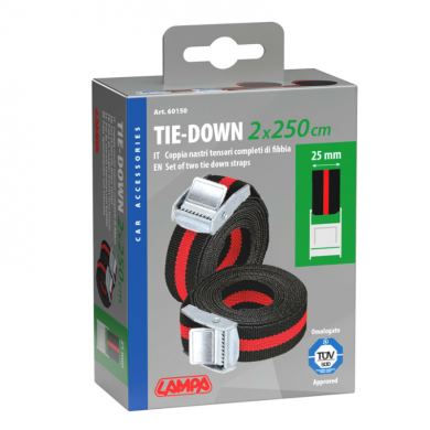 Set of 2 tension tapes - 250 cm