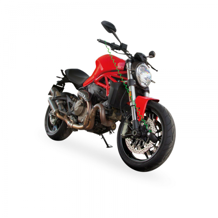 Reminder, spiral security cable - Orange