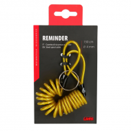 Reminder, spiral security cable - Yellow