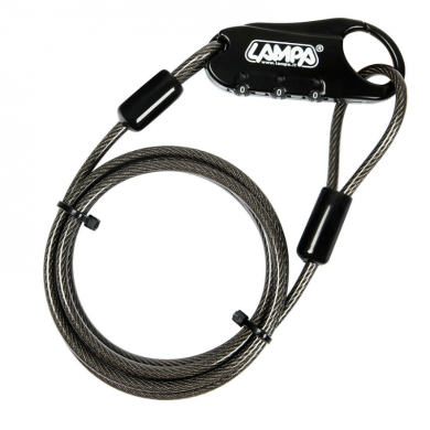 Portex, anti-theft padlock with security cable - 150 cm