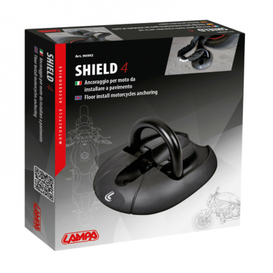 Shield 4, motorcycle anchor to be installed on the floor