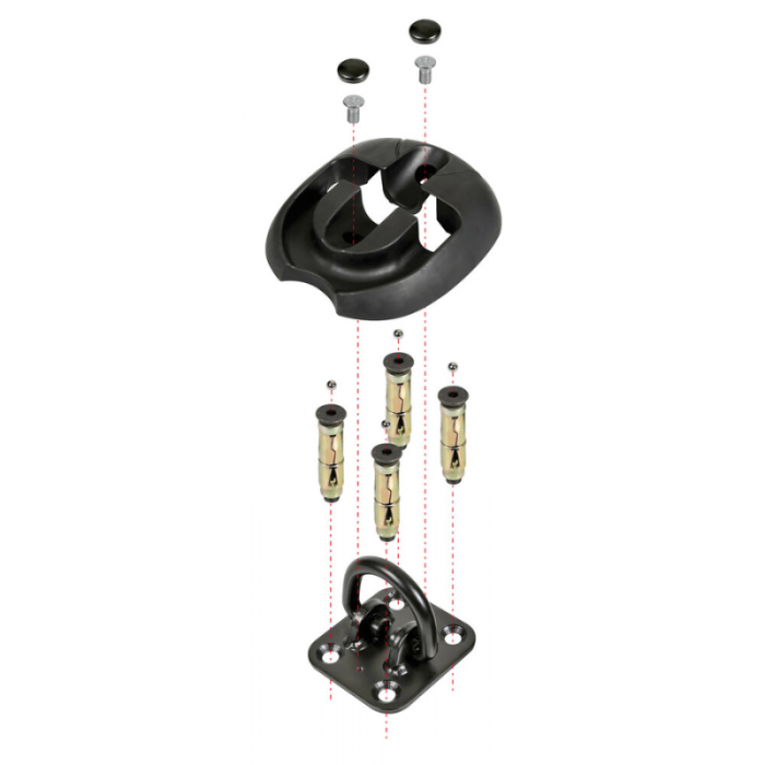 Shield 4, motorcycle anchor to be installed on the floor