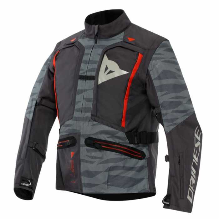 Jacket Sterrato Tex Black Grey Red
