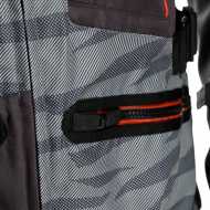 Giubbotto Sterrato Tex Nero Grigio Rosso