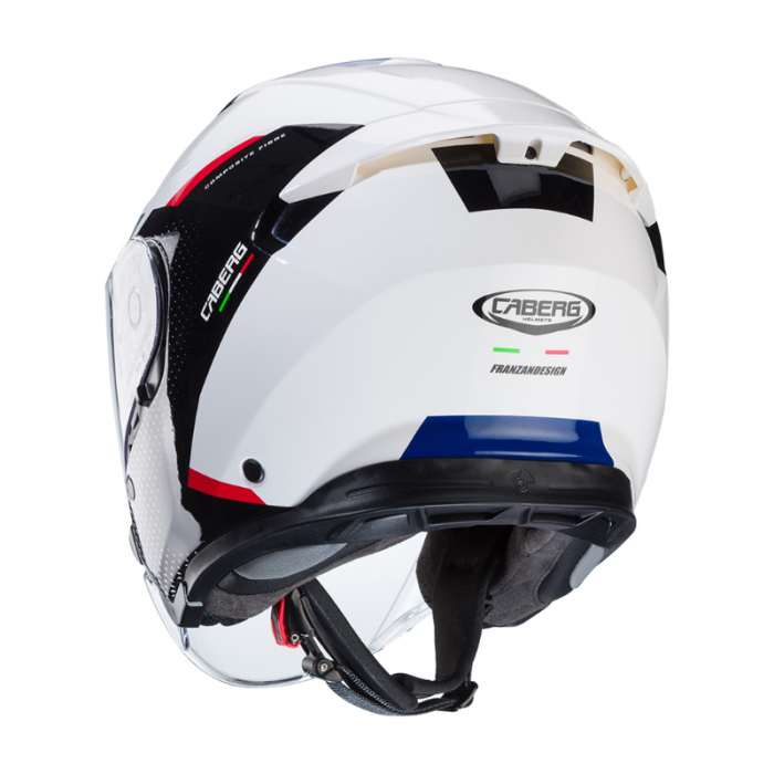 Helmet Flyon II White Red Blue
