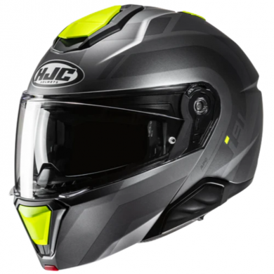 Casco HJC I91 Arven Nero Giallo