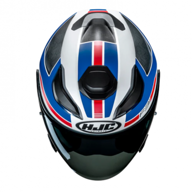 HJC Helmet F31 Ceron MC21SF White Red Blue