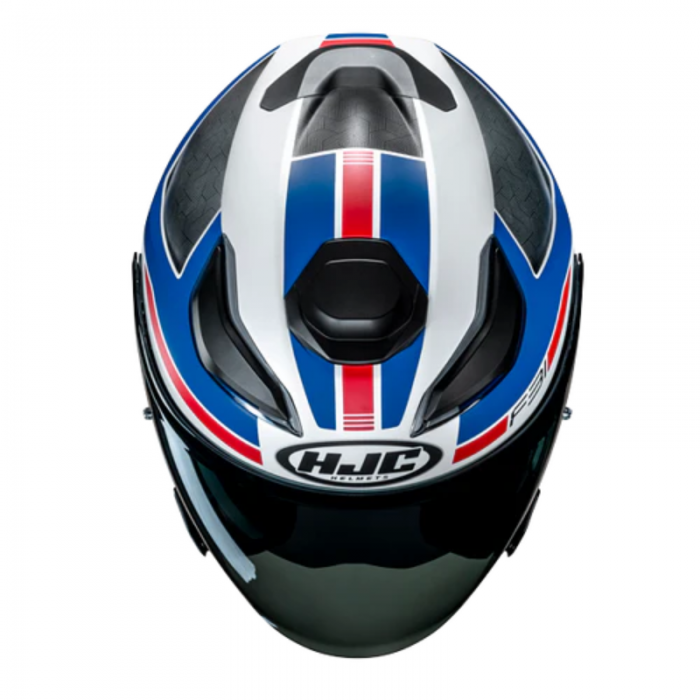HJC Helmet F31 Ceron MC21SF White Red Blue