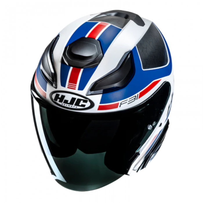 HJC Helmet F31 Ceron MC21SF White Red Blue