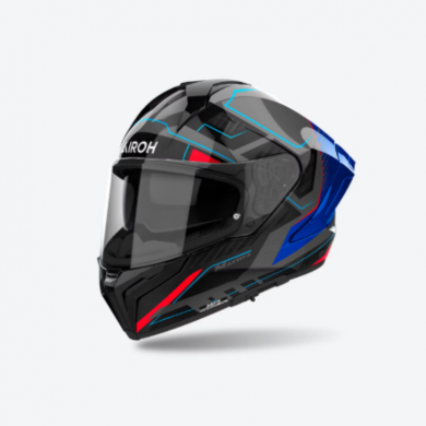 Casco Matryx Rocket Blu Rosso Nero
