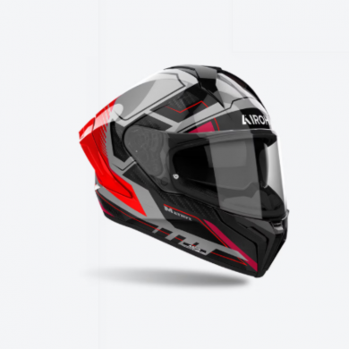 Helmet Matryx Rocket Red Black Gray